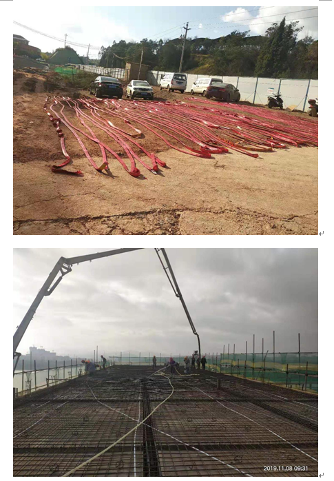 安寧市寧湖小學(xué)改擴(kuò)建工程教學(xué)樓主體封頂